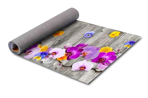 HomeLife PVC Küchenläufer waschbar & rutschfest | 52 × 240 cm | PVC Teppich Läufer für Küche, Flur & Bad | Polyester Teppich für Eingangsbereich Innen & Außenbereich | DesignOrchideenpracht HomeLife PVC Küchenläufer waschbar & rutschfest | 52 × 240 cm | PVC Teppich Läufer für Küche, Flur & Bad | Polyester Teppich für Eingangsbereich Innen & Außenbereich | DesignOrchideenpracht von HomeLife
