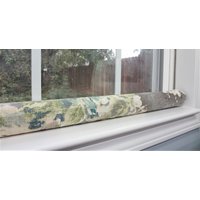 Tür Zugluftstopper Türschlange Fensterzug Dodger Draft Exklusiv Zugluftblocker Grau Floral von HomeLiving