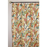 Verkauf Covington Whimsy Multi Color Vorhang Panels Paar Paisley Fenster Bedeckung Bunte Vorhänge Rot Blau Grün Gelb von HomeLiving