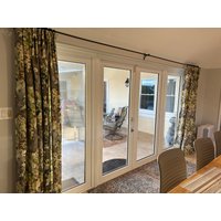 Vorhang Paneele Covington Venus Grau Salbei Cindersmoke Vorhänge Paar 63 cm Breit Oder 132 von HomeLiving