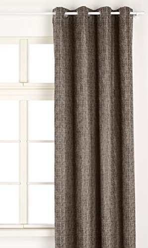 HomeMaison. com hm69851474 Vorhang, Blickdicht Falsch Uni gewebt 3 Schichten Polyester Leinen 140 x 260 cm von HomeMaison.com