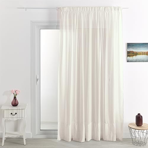 HomeMaison.com Cornely Gardine Poly-Lin, Champagner, 360 x 240 cm von HomeMaison.com