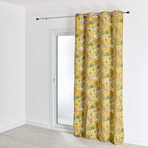 HomeMaison.com Dekoschal mit Blumenmotiven, Safra, 140 x 260 cm von HomeMaison.com