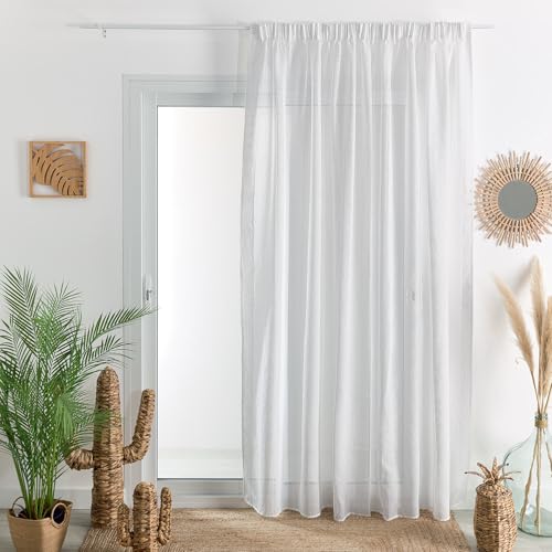 HomeMaison.com Gardine Fantasie- gewebt - Vorhang weiß - Gardine 240 x 240 cm HomeMaison.com Gardine Fantasie- gewebt - Vorhang weiß - Gardine 240 x 240 cm von HomeMaison.com