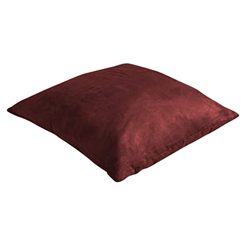 HomeMaison.com Kissen Wildlederimitat Marsala, 045 x 045 cm von HomeMaison.com