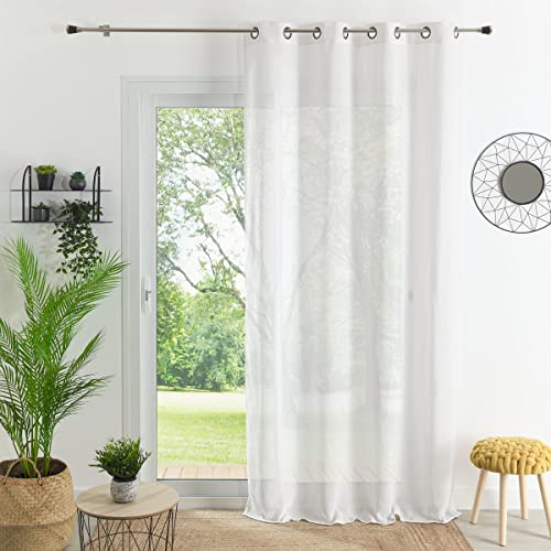 HomeMaison.com Möbelvorhang – Schlaufenschal – Uni-Vorhang – Verdunkelungsvorhang – Weiß – 140 x 240 cm HomeMaison.com Möbelvorhang – Schlaufenschal – Uni-Vorhang – Verdunkelungsvorhang – Weiß – 140 x 240 cm von HomeMaison.com