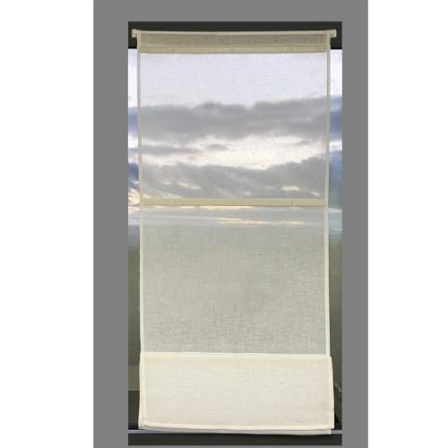 HomeMaison.com Rollo aus Etamin, weiß, 60 x 180 cm von HomeMaison.com