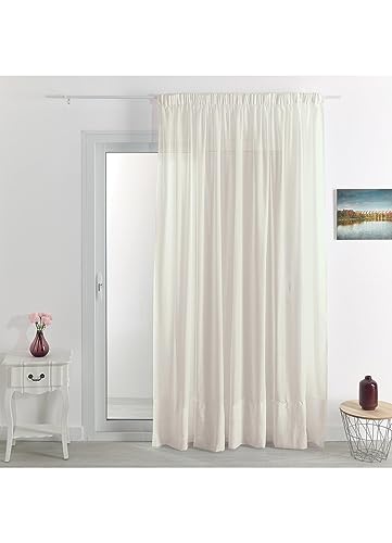 HomeMaison.com Vorhang, Bleisand, Champagner, 240 x 240 cm von HomeMaison.com