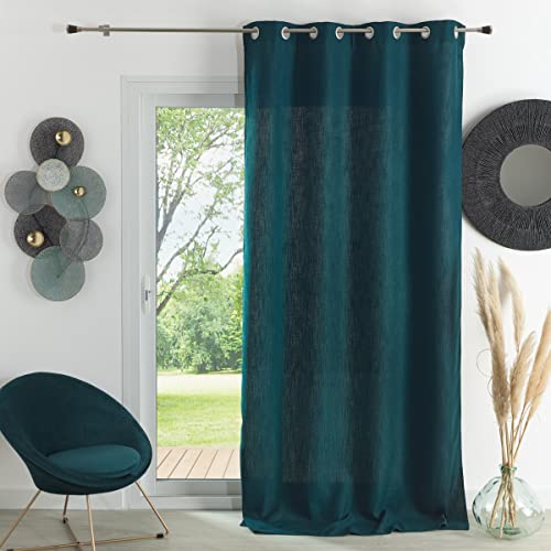 HomeMaison.com Vorhang, einfarbig, Pfauenblau, 140 x 260 cm HomeMaison.com Vorhang, einfarbig, Pfauenblau, 140 x 260 cm von HomeMaison.com