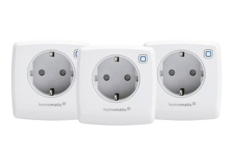 Homematic IP Funksteckdose IP Schaltsteckdose 3er Set, max. 3000 W, 3-St. Homematic IP Funksteckdose IP Schaltsteckdose 3er Set, max. 3000 W, 3-St. von Homematic IP