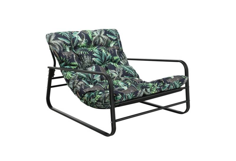 HomeMiYN Loungesessel Sessel wohnzimmer Gartenliege mit Wendekissen Loungesessel (2er set,bestehend aus sessel mit Gepolsterten Kissen), für kinder,2 erwachsene von HomeMiYN