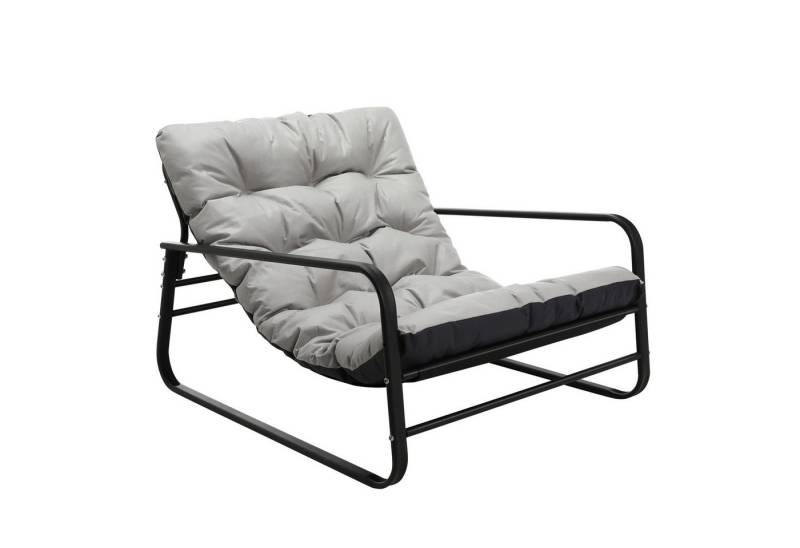 HomeMiYN Loungesessel Sessel wohnzimmer Gartenliege mit Wendekissen Loungesessel (2er set,bestehend aus sessel mit Gepolsterten Kissen), für kinder,2 erwachsene von HomeMiYN
