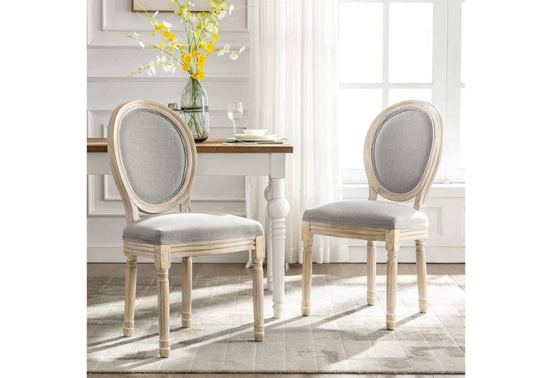 HomeMiYN Polsterstuhl Esszimmerstuhl (2 St),Polsterstuhl mit edler Knopfheftung Rückenlehne, 2er Set von HomeMiYN