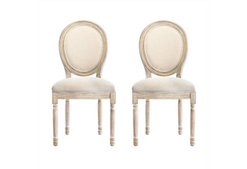 HomeMiYN Polsterstuhl Esszimmerstuhl (2 St),Polsterstuhl mit edler Knopfheftung Rückenlehne, 2er Set von HomeMiYN