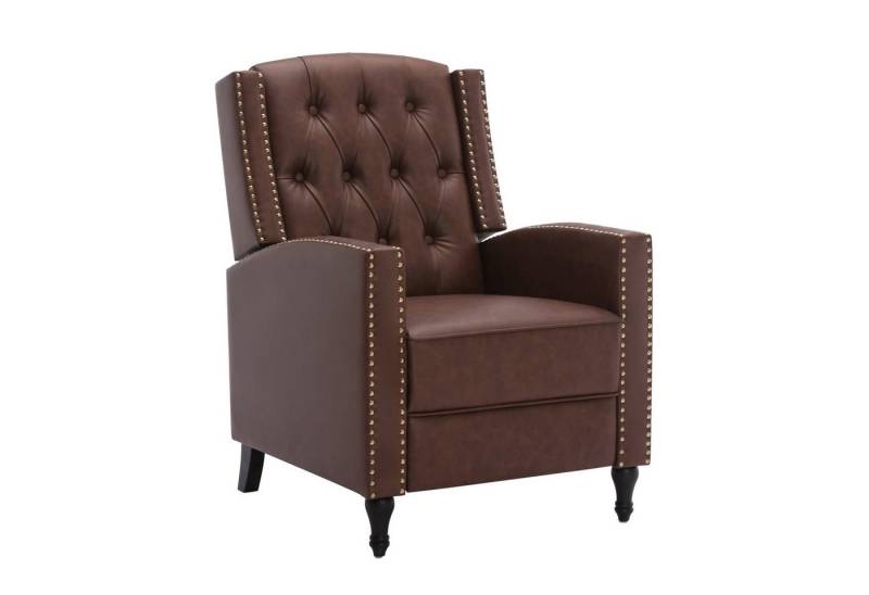 HomeMiYN Relaxsessel Relaxsessel liegefunktion Push Back Sessel Fernsehsessel Wohnzimmer von HomeMiYN