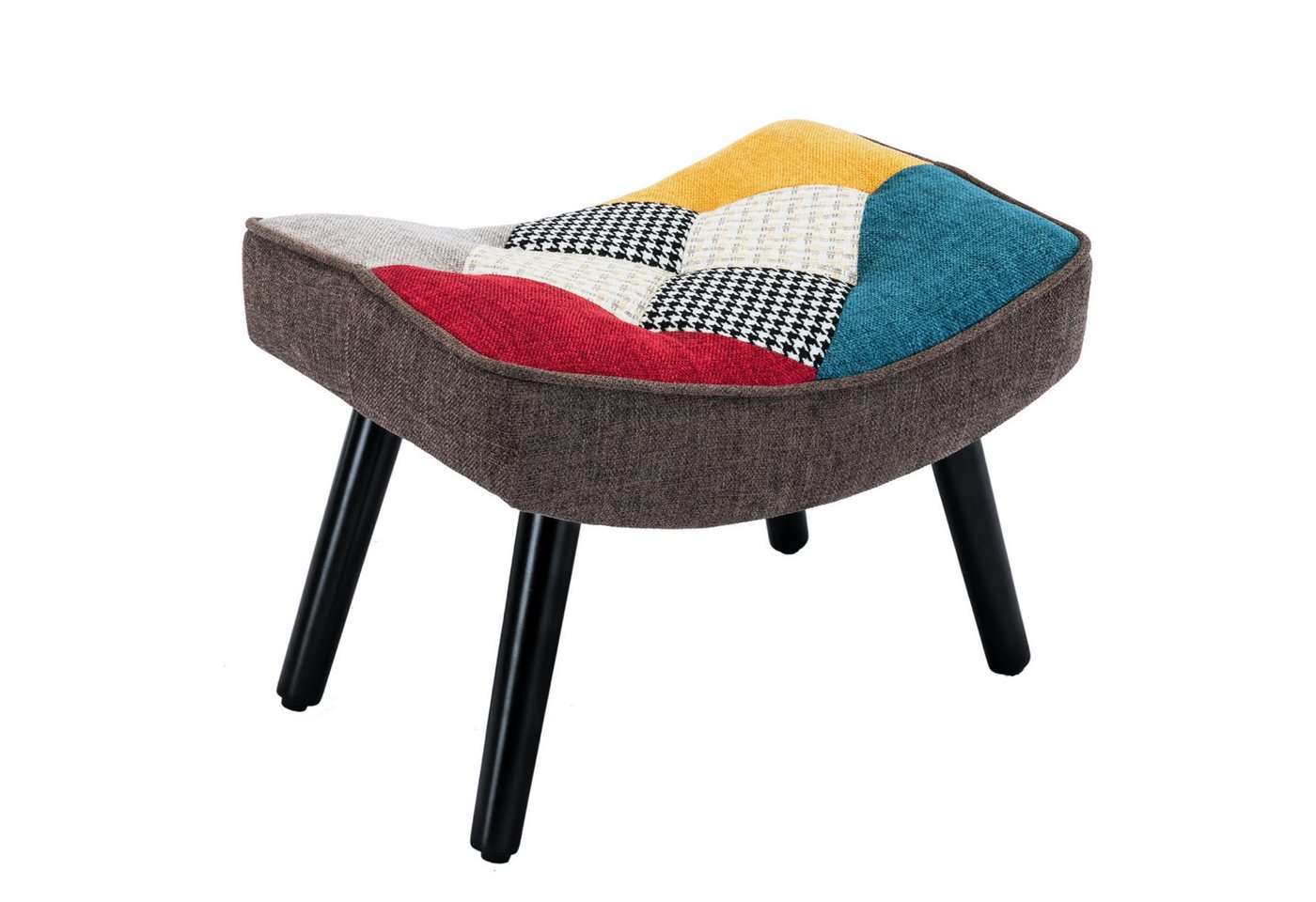 HomeMiYN Sitzhocker Hocker, Patchwork-Sessel, Ohrensessel, Schaukelstuhl HomeMiYN Sitzhocker Hocker, Patchwork-Sessel, Ohrensessel, Schaukelstuhl von HomeMiYN