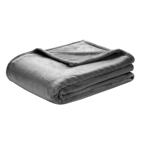 HomeRelax&Style Decke Cashmere Touch | Wohndecke 150 x 200 cm | Flauschige Kuscheldecke (Anthrazit) von HomeRelax&Style