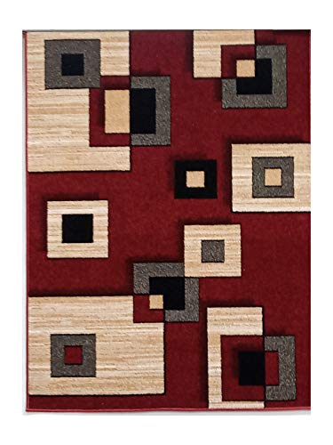 HomeRug Teppich, Trendy, Rot, 133 x 180 cm von HomeRug