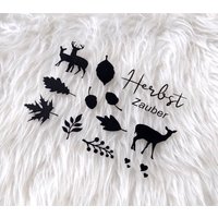 Aufkleber/Sticker Herbst Stickerbogen Herbstmotive Rehe Laub Blätter Windlichtdeko Glastattoo Kürbis Aufkleber/Sticker Herbst Stickerbogen Herbstmotive Rehe Laub Blätter Windlichtdeko Glastattoo Kürbis von HomeSweetLoveDE