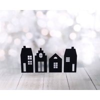 Aufkleber Häuschen, Als Fensterbild , Deko Fürs Windlicht, Sticker, Weihnachtsdeko Aufkleber Häuschen, Als Fensterbild , Deko Fürs Windlicht, Sticker, Weihnachtsdeko von HomeSweetLoveDE