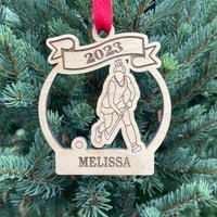 Feldhockey 2024 Feldhockey-Spieler-Weihnachtsverzierung | Personalisiertes Ornament Weihnachten von HomeSweetSignsNH