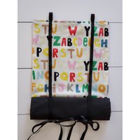 Sicherheitsalarm Klassenzimmer Tür Vorhang/Alphabet Buchstaben Black Out Einbruchalarm Bohrer Aufrollen Binden von HomeSweetSweetHome