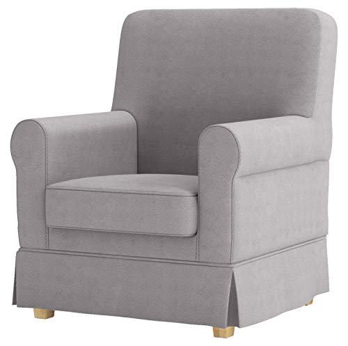 HomeTown Market Duable Ektorp Jennylund Stuhlbezug, Ersatz, kompatibel mit IKEA Jennylund Sessel bezug. Nur Schonbezug (Polyester flachs grau) von HomeTown Market