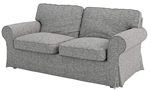 HomeTown Market Strapazierfähiger Sofabezug Ersatz kompatibel für IKEA Ektorp Sofa Cover. Slipcover nur! Sofa Nicht inbegriffen! (Polyester Loveseat Flachs) von HomeTown Market