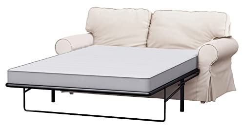 HomeTown Market Strapazierfähiger Sofabezug Ersatz kompatibel für IKEA Ektorp Sofa Cover. Slipcover nur. Sofa Nicht inbegriffen. (Beige Ektorp-Bett aus Polyester) von HomeTown Market