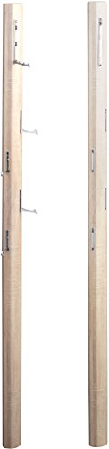 M2 Kollektion 701742 Garderobe / Wandgarderobe mit Klapphaken Palo, MDF Dekor Sonoma Eiche, hellbraun, 185x8x4cm von M2 Kollektion