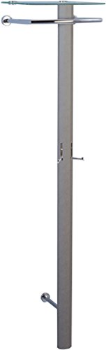 M2 Kollektion Clip Garderobe, Holzdekor, MDF Dekor Betonoptik, 50 x 36 x 185 cm von M2 Kollektion