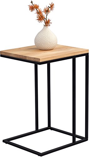 M2 Kollektion Finn Beistelltisch, Holz, Wildeiche Massiv, 38 x 43 x 62 cm von M2 Kollektion