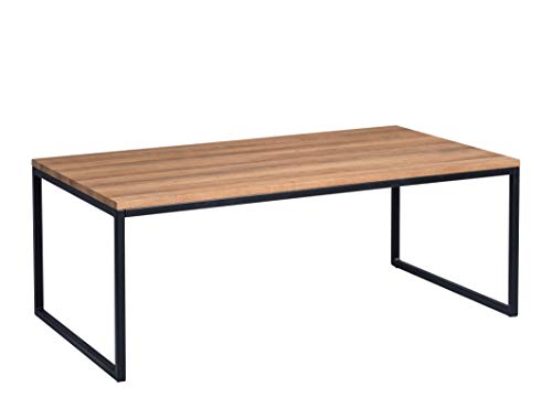 M2 Kollektion Jakarta 2 Couchtisch, MDF Dekor Eiche braun, 110x60cm, Höhe 43cm von M2 Kollektion