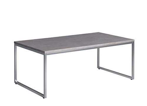 M2 Kollektion Lagos 2 Couchtisch, MDF Dekor Keramikoptik, grau, 110x60cm, Höhe 43cm von M2 Kollektion