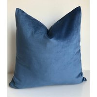 Luxus Tiefblauer Samtkissenbezug, Marineblauer Samtkissenbezug. | Alle Größen von HomeTwistTr