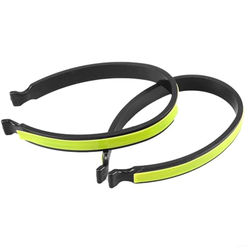 2 oder 4 reflektierende Clips für Fahrradhosen erhöhen Ihre Sicherheit beim Radfahren (2 Stück) von HomeVortex