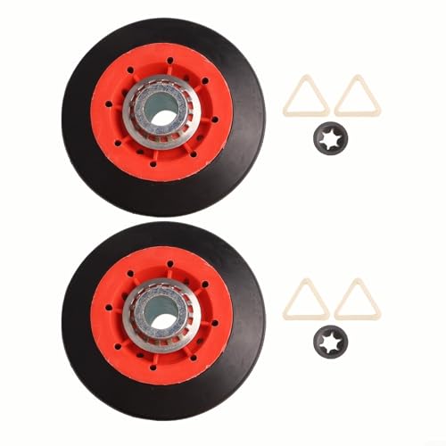 2-teiliges Rollen-Set für Kenmore Trockner, Trommelstütze, Ersatzteile, passend für Modelle mit Teil 8536973 2-teiliges Rollen-Set für Kenmore Trockner, Trommelstütze, Ersatzteile, passend für Modelle mit Teil 8536973 von HomeVortex