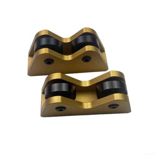 2-teiliges Set Snooker- und Pool-Billardqueue-Geradheits-Detektor für Reparatur und Wartung (Golden) von HomeVortex