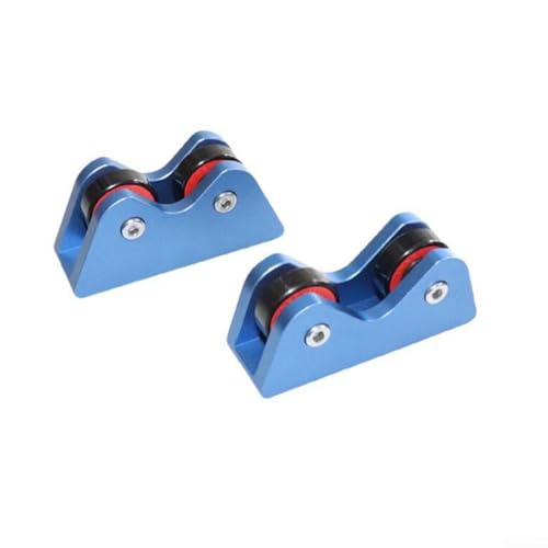 2-teiliges Set Snooker- und Pool-Billardqueue-Geradheits-Detektor für Reparatur und Wartung (blau) von HomeVortex