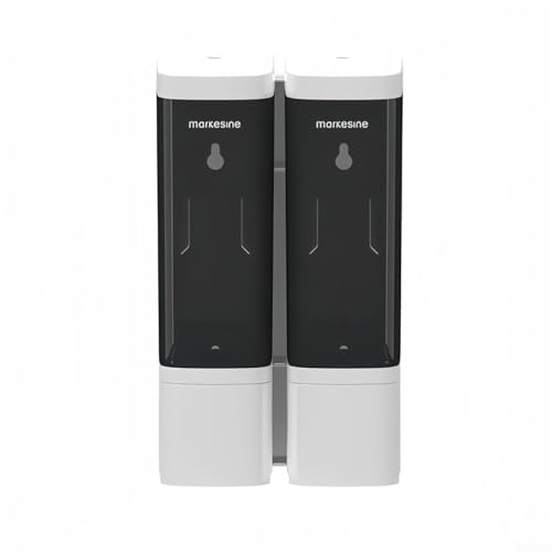 320 ml Spender zur Wandmontage, einfacher Zugang für Shampoo und Duschgel, benutzerfreundliches Design (2 Flaschen) von HomeVortex