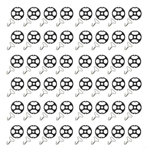 48-teiliges Autositzbezug-Befestigungsset inkl. Metallhaken und Kunststoff-Verriegelungskarten für stabile und feste Sitzbefestigung von HomeVortex