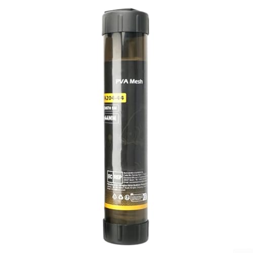 5M Fishing PVA Mesh lösliche Nachfüllung für Köder mit Kolbenstange, ideal für Karpfenangeln mit verschiedenen Stärken (44 mm) von HomeVortex