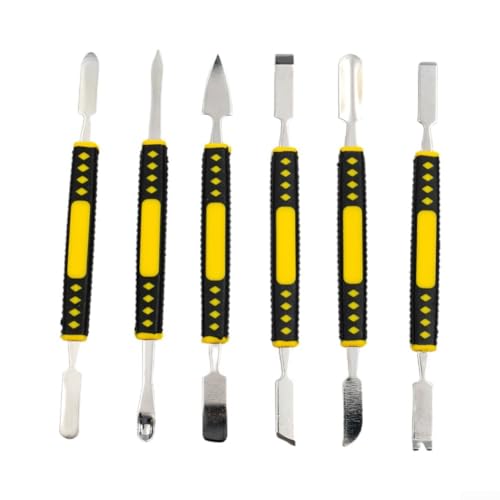 6-teiliges Hebelwerkzeug-Set aus Metall zur einfachen Reparatur von Handys, Uhren und Brillen von HomeVortex