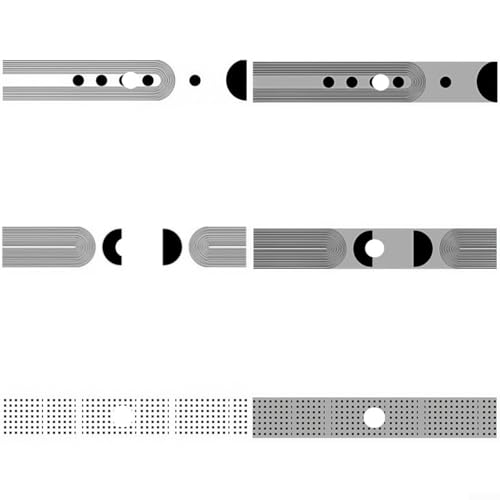 60 cm schnell trocknende Wasserhahn-Matte Kieselgur-Untersetzer für effektives Wassermanagement (Weiß B) von HomeVortex