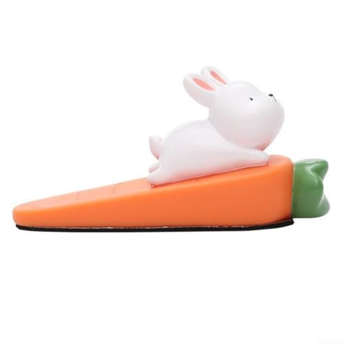 Ästhetischer und verspielter Türstopper mit Tiermotiv aus Kunstharz (Tierkaninchen) von HomeVortex