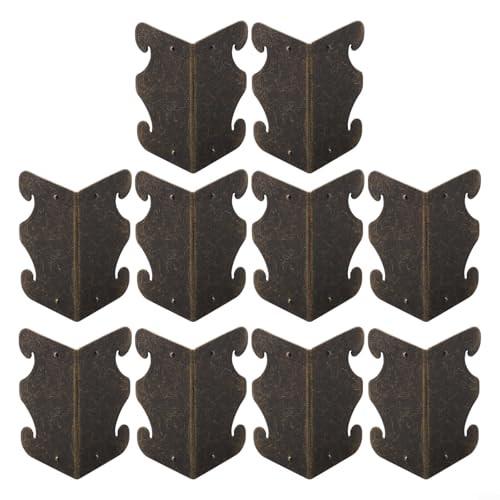 Antik-Look mit Konstruktion 10er Set Eckenschutz Bronze (Bronze) von HomeVortex