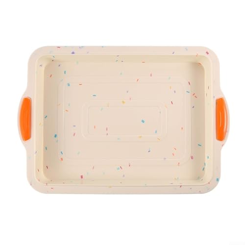 Backen Sie Ihre Lieblingskuchen mit der einfachen Entriegelungsfunktion dieser 27,9 cm Kuchenform (beige) von HomeVortex