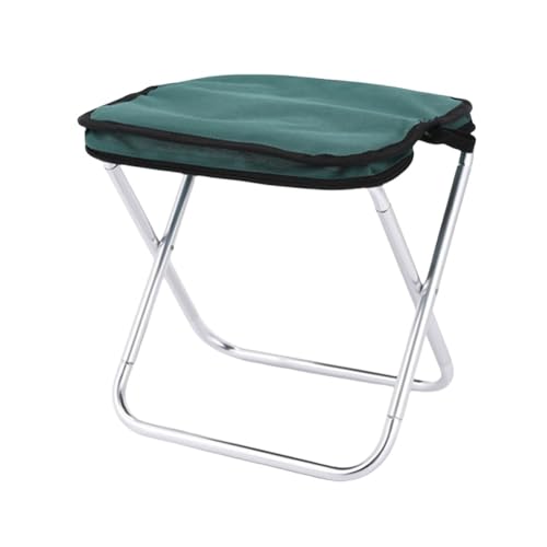 Campinghocker mit klappbarem Design, für den Einsatz bei Outdoor-Aktivitäten und Versammlungen (Tintengrün) von HomeVortex
