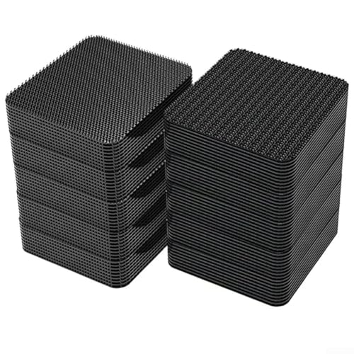 Doppelseitiger Teppich für Autos hält Ihre Teppiche sicher in Position (rechteckig, 10 Stück) von HomeVortex