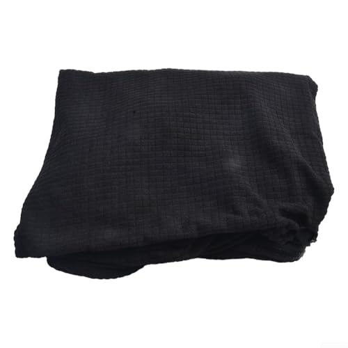 Elastische Stuhlhussen für Bürodrehstühle, wasserdichtes und abnehmbares Design (schwarz) von HomeVortex